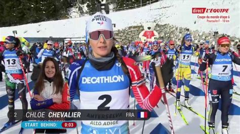 l'equipe 21 replay biathlon poursuite femme